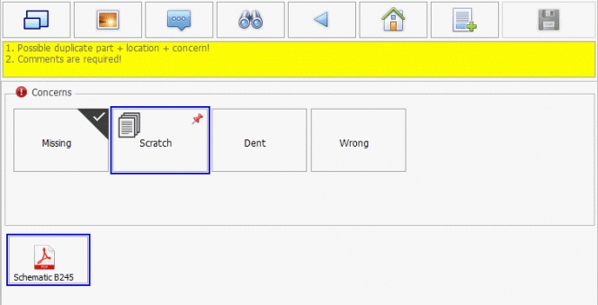 ATS Inspect Viewing documents associated to parts concerns repairs ATS Inspect Viewing documents associated to parts concerns repairs
